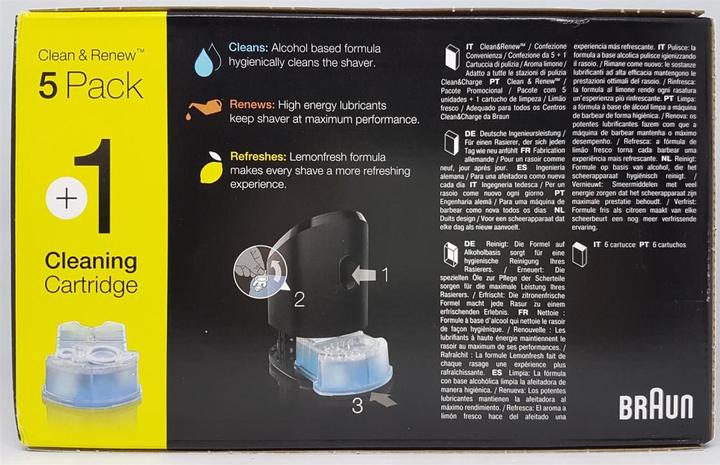 Image du produit Braun Jeu de cartouches de nettoyage 5+1 (1 x)