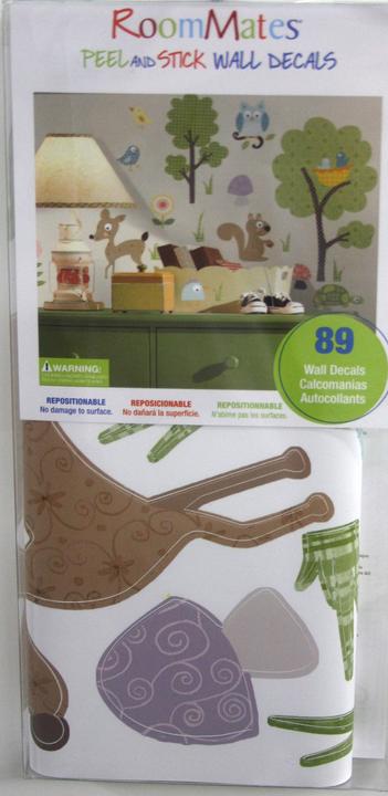 Produktbild Roommates RM - Waldtiere 2 (25.47 x 25.44 cm)