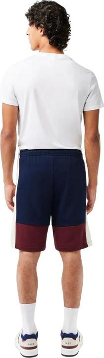 Actual product image Lacoste Mens Fleece Colour Block Regular Shorts (XS)