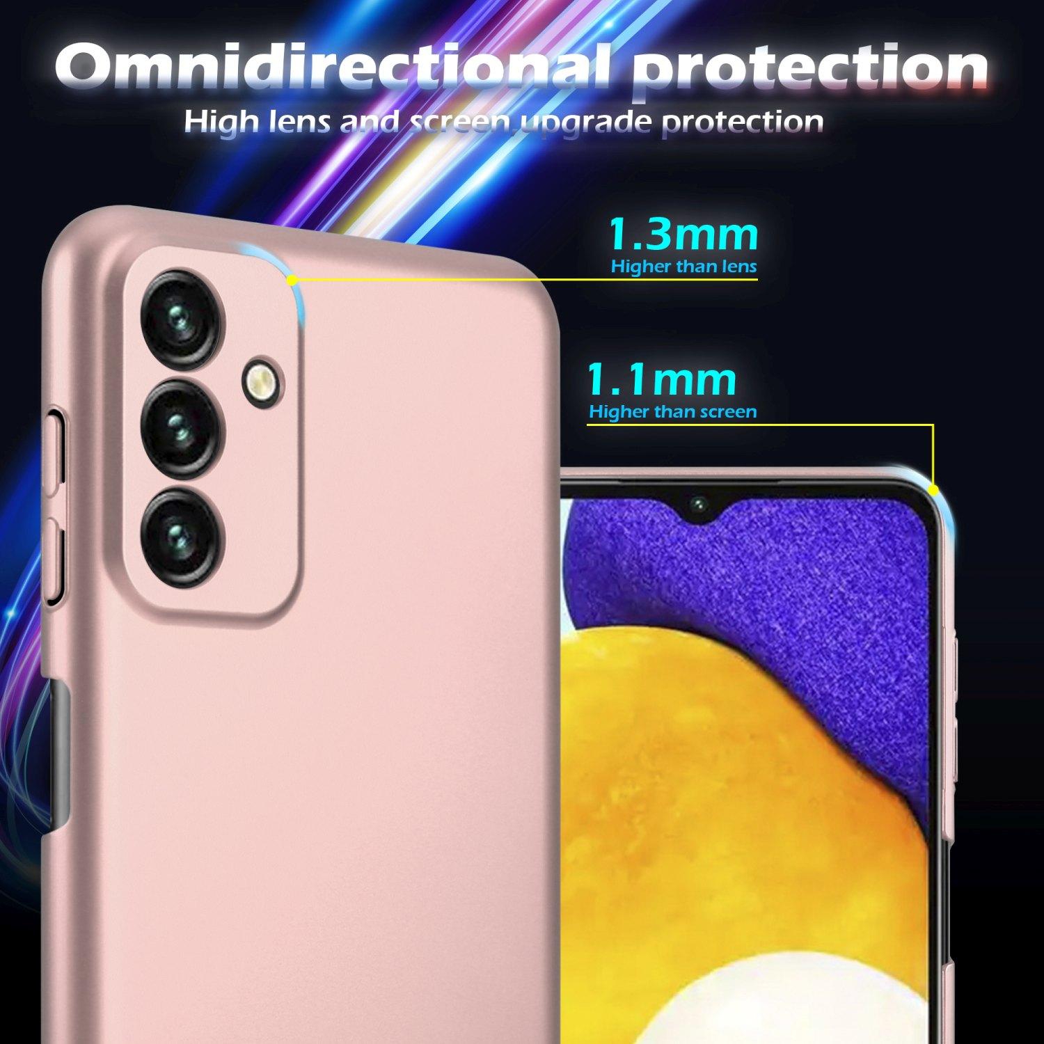 Thumbnail - Cadorabo HC Matt Metall Hülle (Samsung Galaxy A13 5G), Smartphone Hülle, Rosa