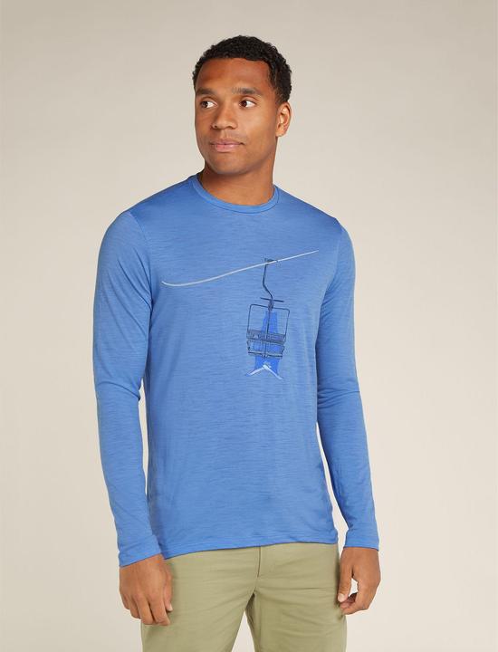 Actual product image Icebreaker Merino 150 Tech Lite L/S Tee Bear Lift (L)