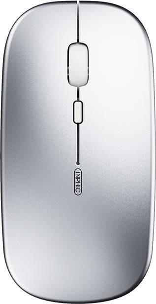 Image du produit Inphic Souris silencieuse sans fil M2B Bluetooth (Argent) (Sans fil)