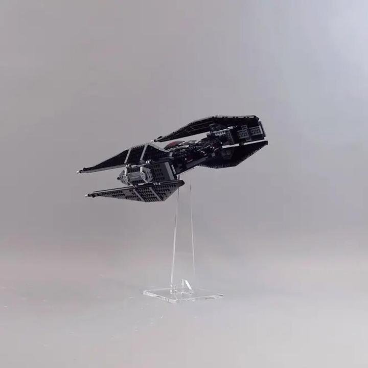 Actual product image iDisplayit Acrylic stand for LEGO® models (angled 24 cm high)