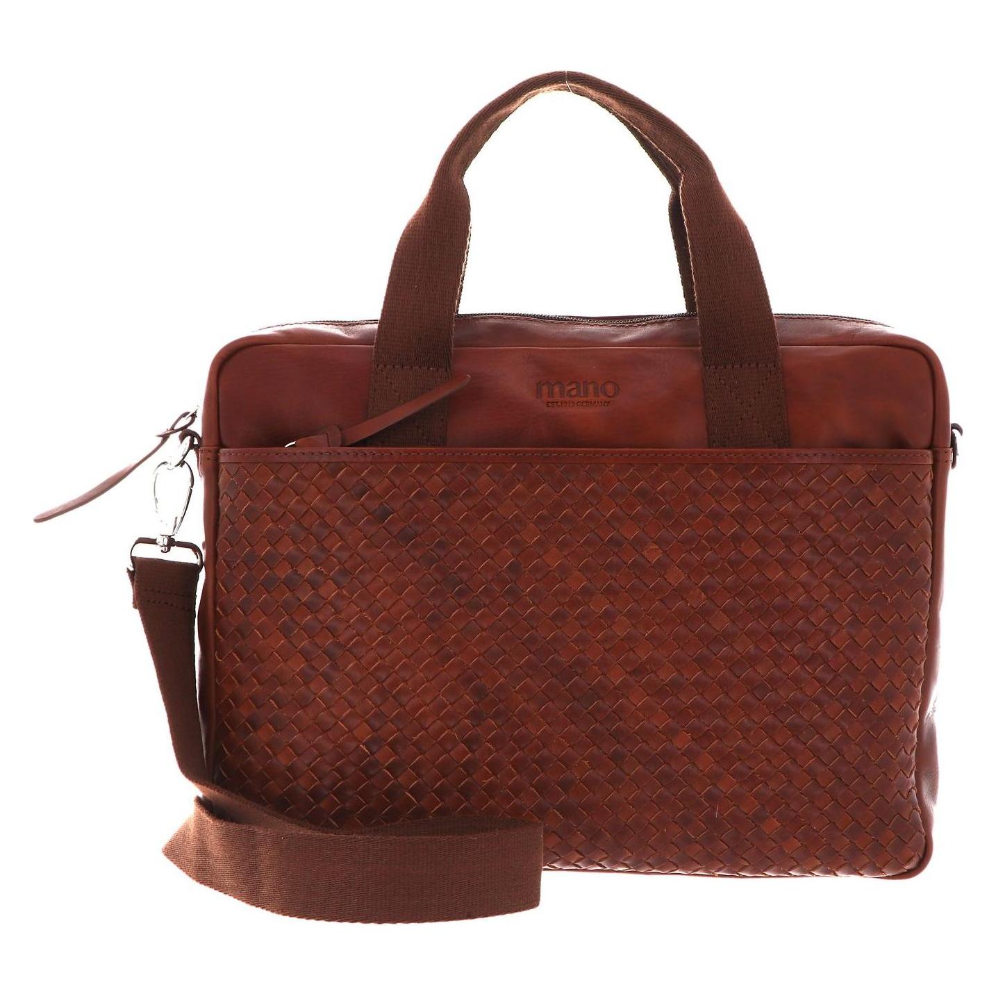 Mano, Handtasche, Don Luca - Businesstasche, Braun