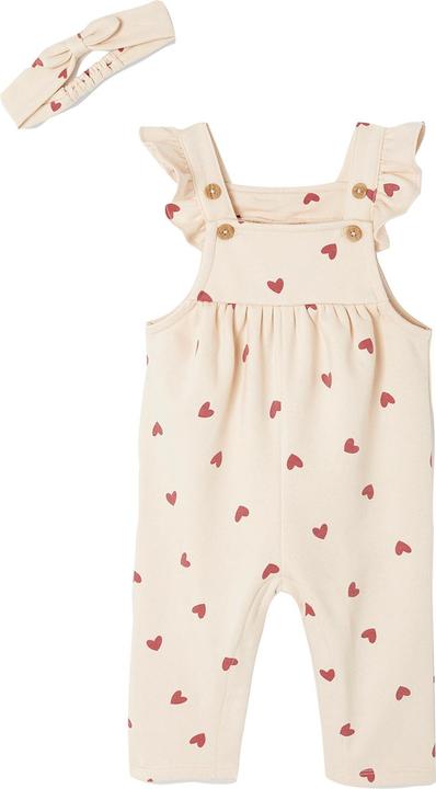 Produktbild Vertbaudet Baby-Set: Sweat-Overall & Haarband mit Recycling-Polyester (68)