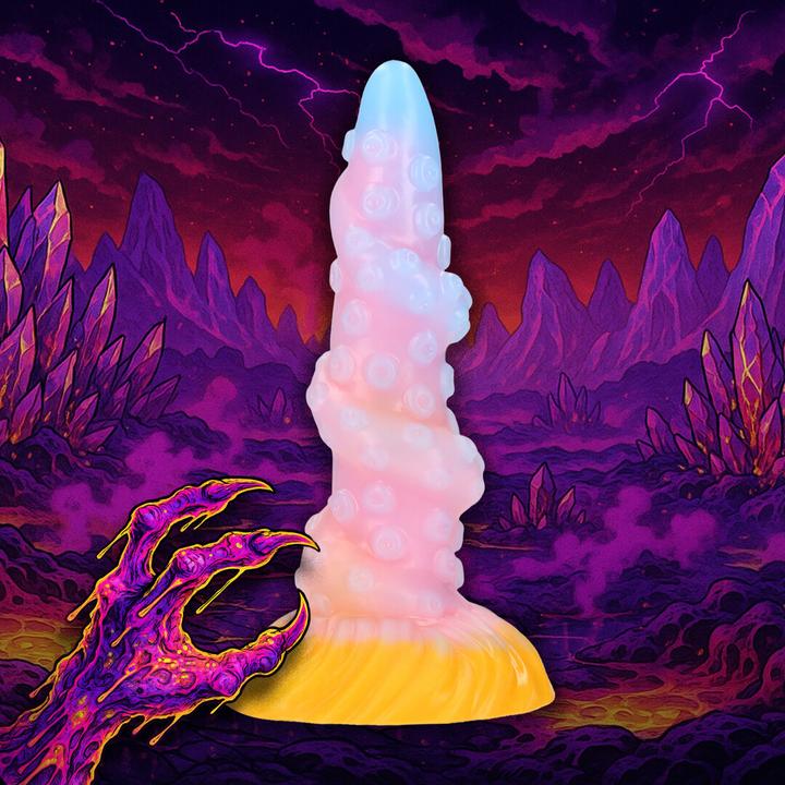 Produktbild Ouch! Rainbow Kraken - Silicone Butt Plug - Rainbow