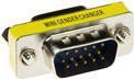 Immagine prodotto ACT Adattatore D-sub ad alta densità da 15 poli maschio a 15 poli femmina (VGA)