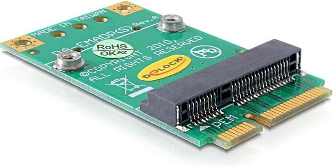 Immagine prodotto Delock Convertitore Mini PCI Express half-size > full-size