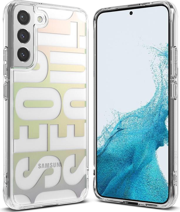 Actual product image Ringke Fusion Design Armored Case Cover with Gel Frame for Samsung Galaxy S22 + (S22 Plus) Clear (Se (Samsung Galaxy S22+)