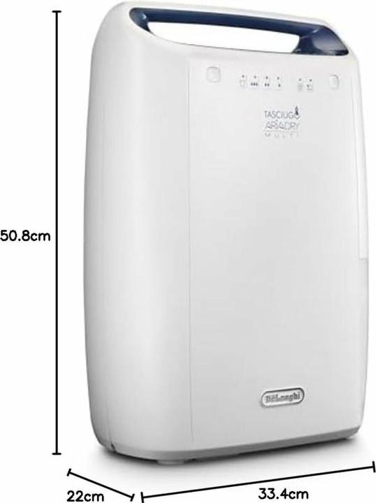 Immagine prodotto De'Longhi Tasciugo AriaDry DEX210SF (45 m², 10 l/24h)