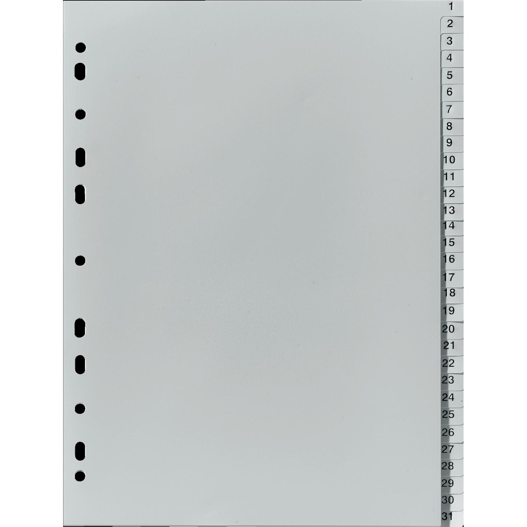 Herlitz, Ordner Zubehör, Zahlen