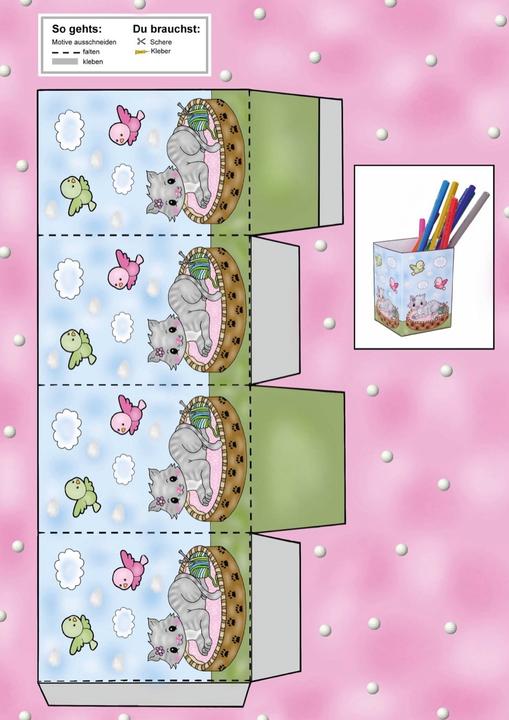 Produktbild Das Ausschneide-Bastelbuch Tierkinder