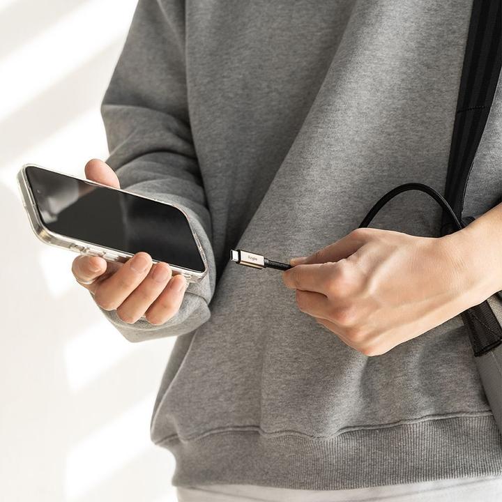 Image du produit Ringke USB-C 3.2 Gen. PD240W Cable 200cm - Black (2 m, USB 3.2 Gen 2x2, 240 W)