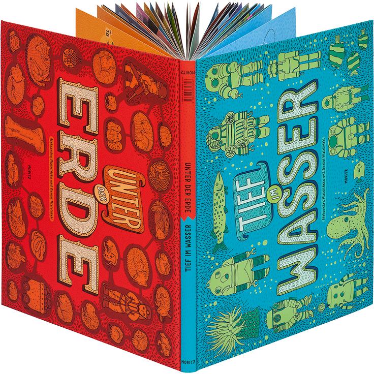 Unter der Erde · Tief im Wasser, Kinderbücher von Aleksandra Mizielinska, Daniel Mizielinski