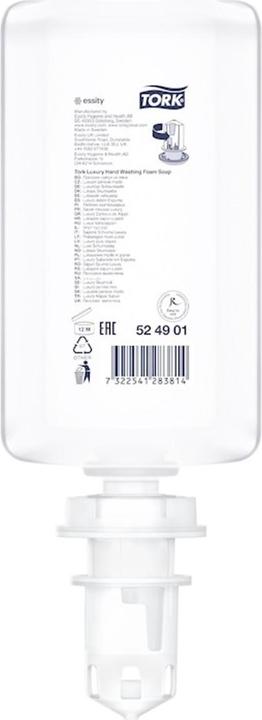 Actual product image Tork Hand Soap 524901 Transparent Luxurious Foam (Liquid soap, 1000 ml)
