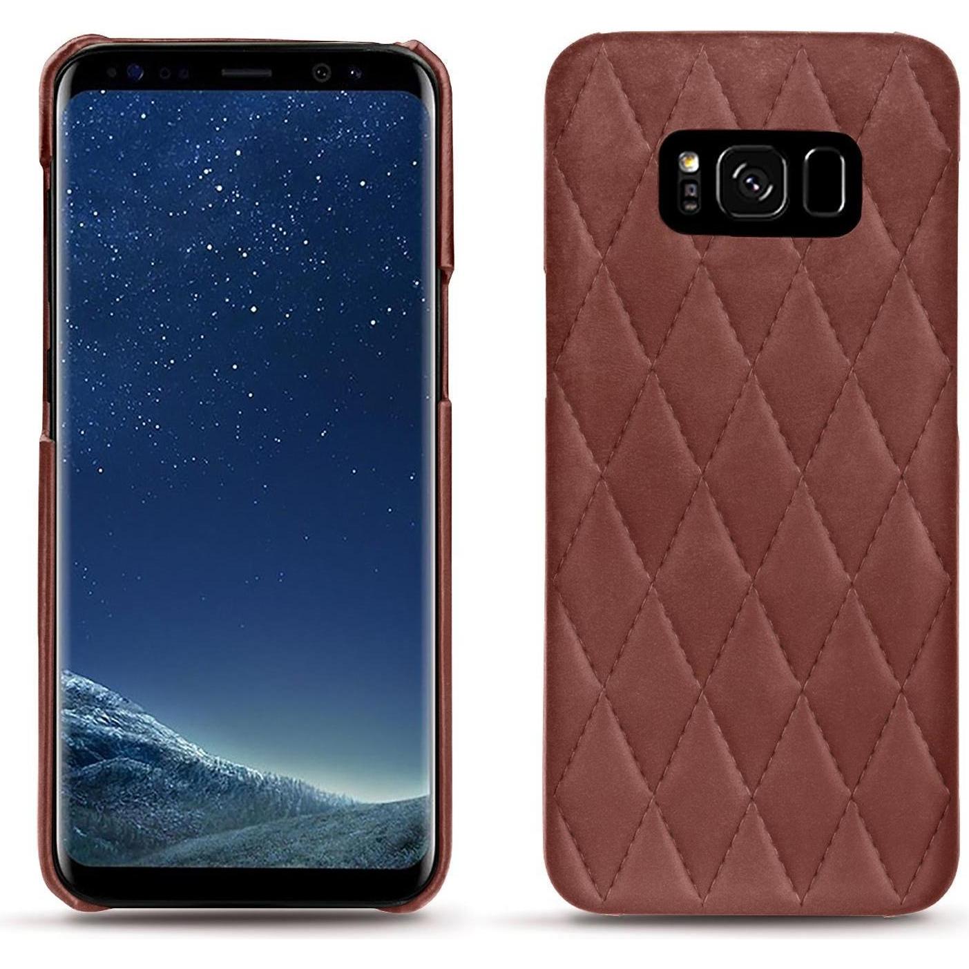 Noreve Lederschutzhülle (Samsung Galaxy S8+), Smartphone Hülle, Rot
