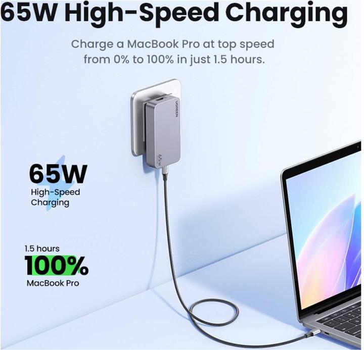 Immagine prodotto Ugreen Nexode Pro (65 W, 3 porte)