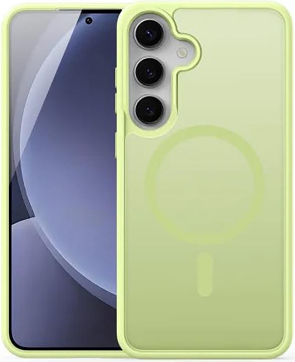 Actual product image Samsung Galaxy S25 Plus - Ducis Yind Series mit Magsafe in Limettengrün (Samsung Galaxy S25+)