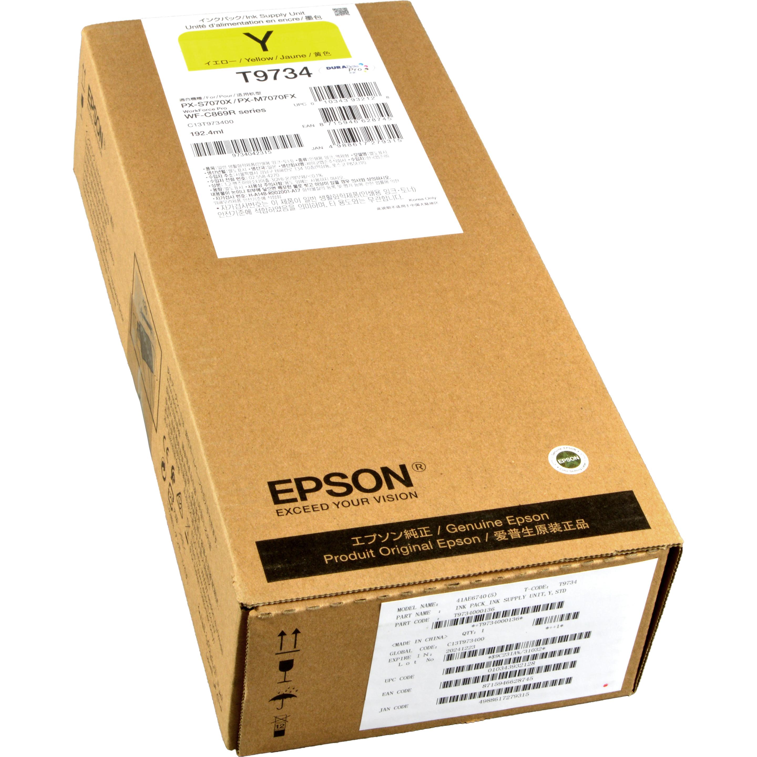 Thumbnail - Epson, Druckerpatrone, Tinte C13T973400 Yellow (Y)
