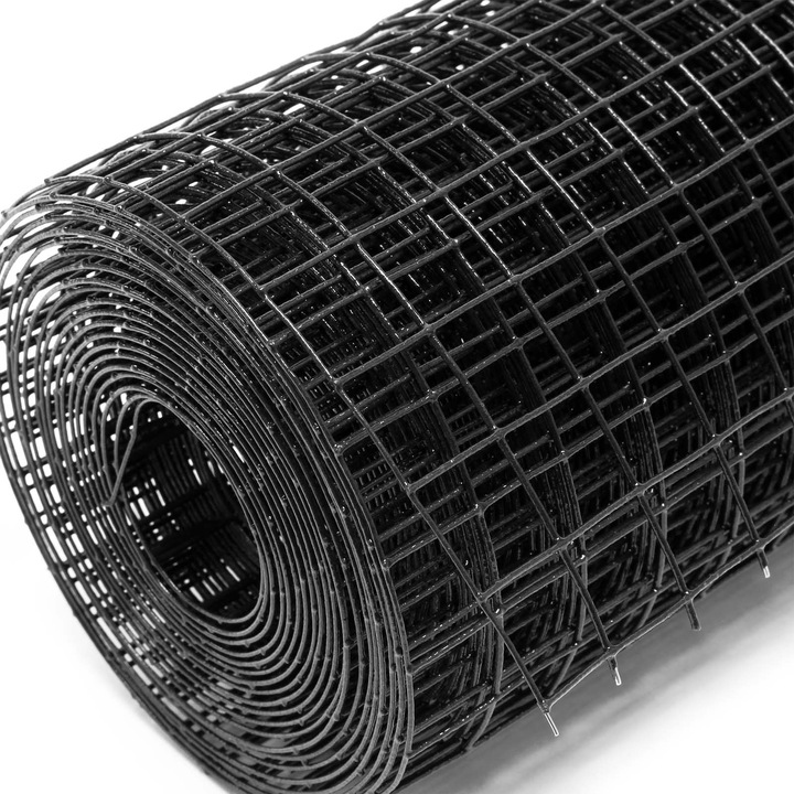 Produktbild Wiltec Maschendrahtzaun 100cmx25m 0,9mm 19x19mm Drahtgitter Volierendraht Stahl
