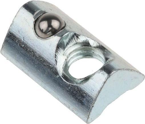 Image du produit RS PRO Roll-in T-slot 6 Nut, M6, spring, Steel