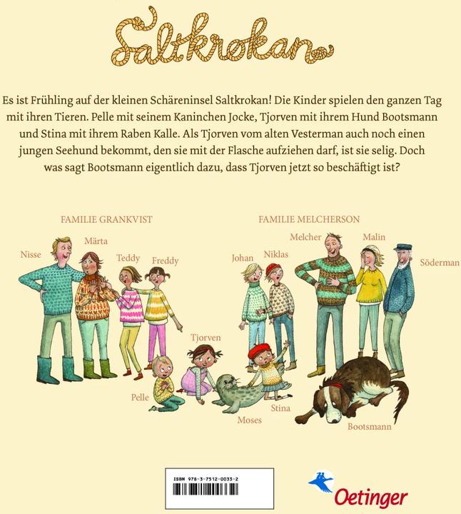 Actual product image Ferien auf Saltkrokan. Als Tjorven einen Seehund bekam (German, Astrid Lindgren, 2021)