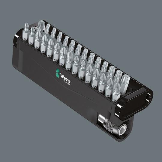 Actual product image Wera Christmas set with 30 1/4" bits with magnetic adapter, Bit-Check 30 Christmas 2024, as a gift (1/4")