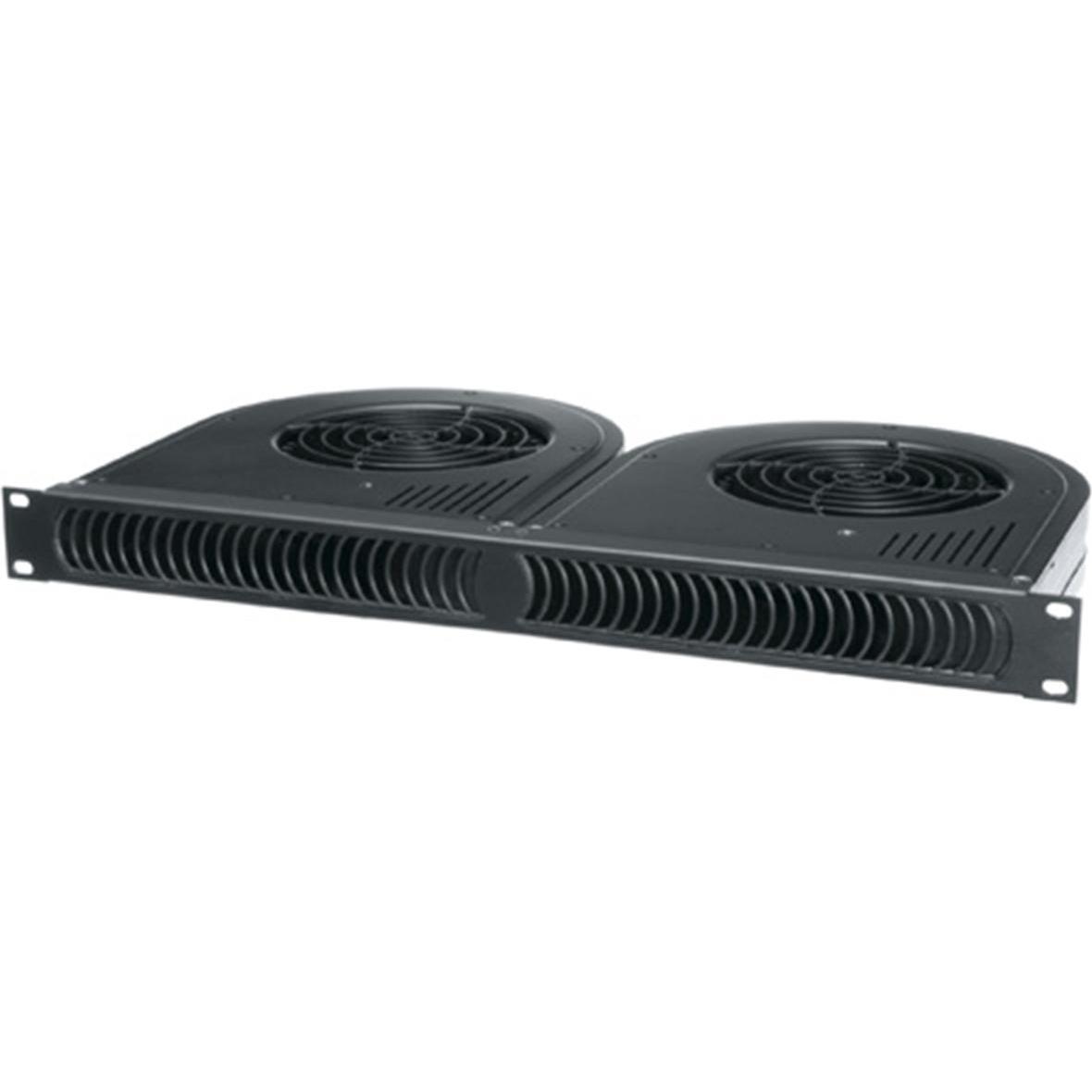 Thumbnail - Middle Atlantic IQBP-2 Rack Zubehör Lüfterschublade, Serverschrank Zubehör, Schwarz