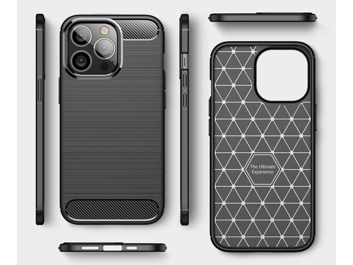 Produktbild Screenguard Carbon Brushed Soft TPU Case (Apple iPhone 14 Pro)