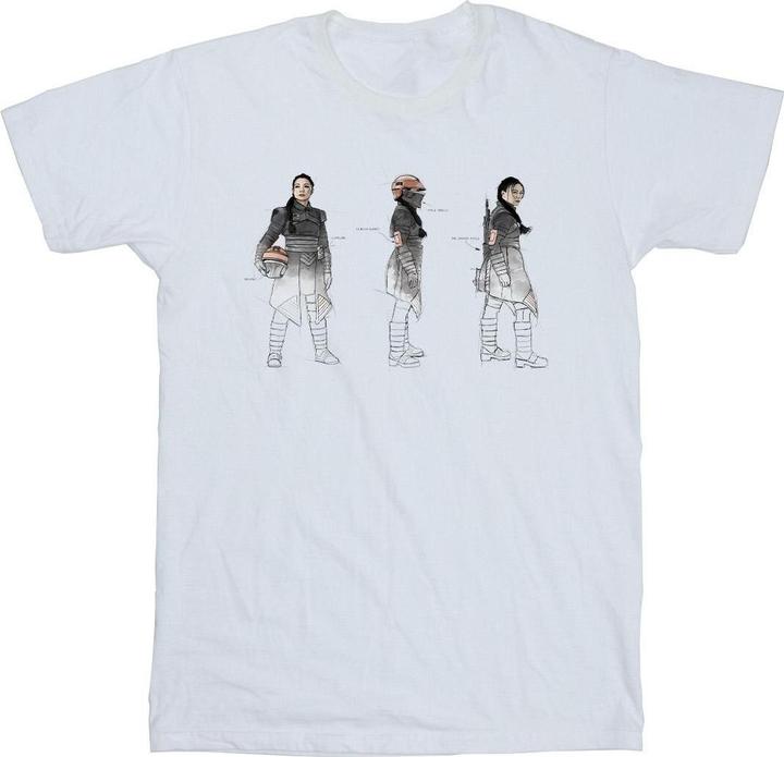 Star Wars The Book Of Boba Fett Fennec Painted Concept TShirt (XL)