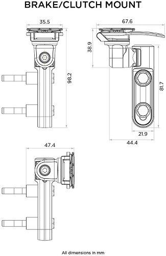 Image du produit Quad Lock Brake/Clutch Mount