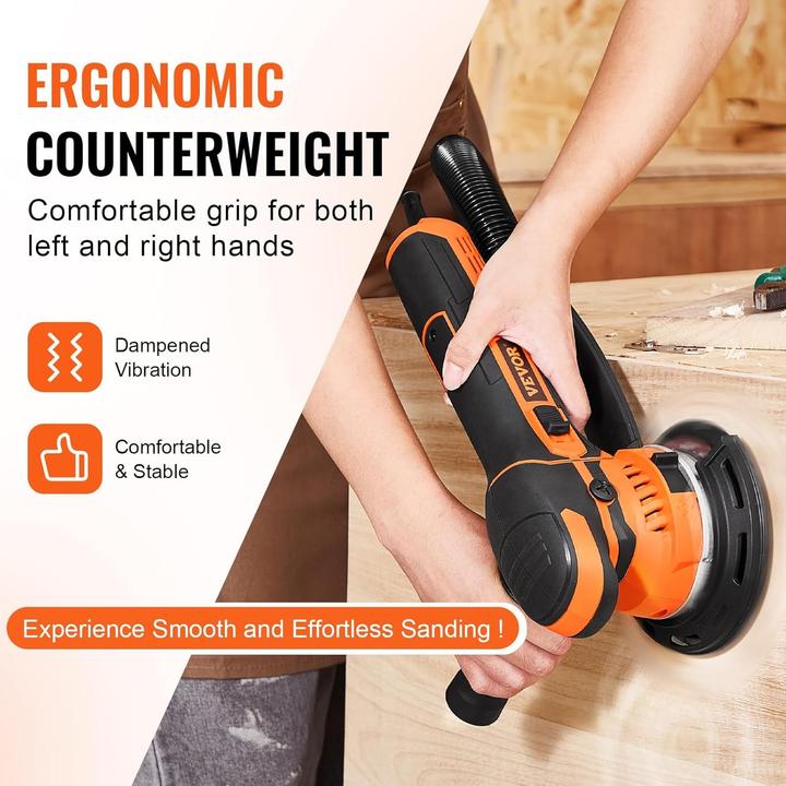 Actual product image Vevor Random Orbital Sander (Eccentric grinder)
