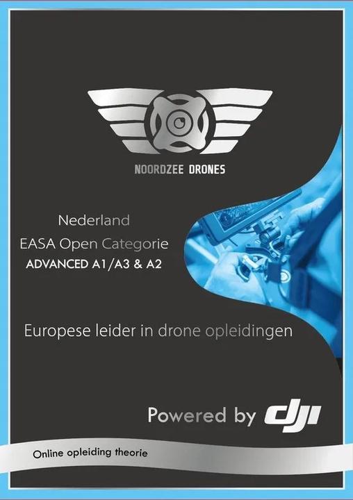 Productafbeelding DJI Noordzee Drones Opleidingsvoucher Vliegbewijs A1/A2/A3 (POS-DJI-A1A2A3-NL)