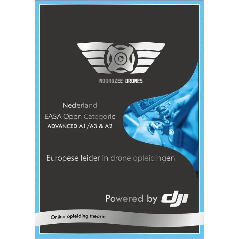 DJI Noordzee Drones Opleidingsvoucher Vliegbewijs A1/A2/A3 (POS-DJI-A1A2A3-NL), Drohne Zubehör