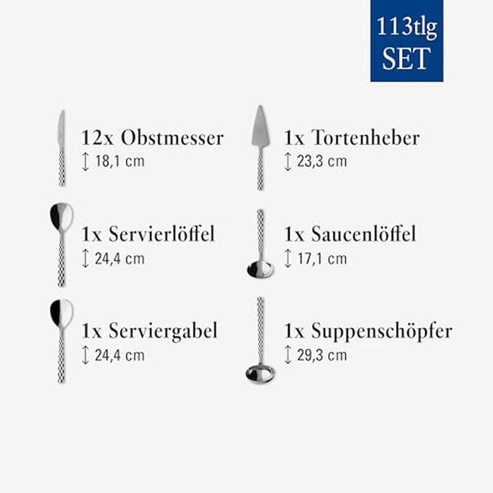 Actual product image Villeroy & Boch Boston (113 pcs., Cutlery set)