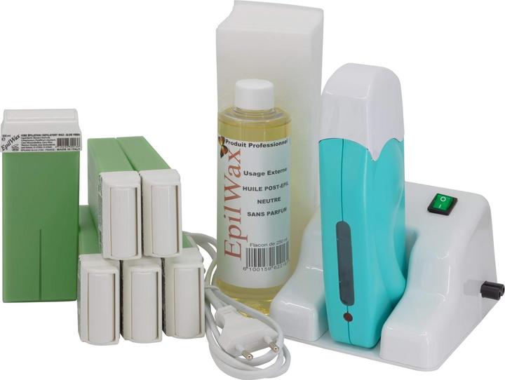 Image du produit EpilWax Kit d'épilation à la cire pour l'épilation à la cire avec présentoir (250 ml, 109 x)