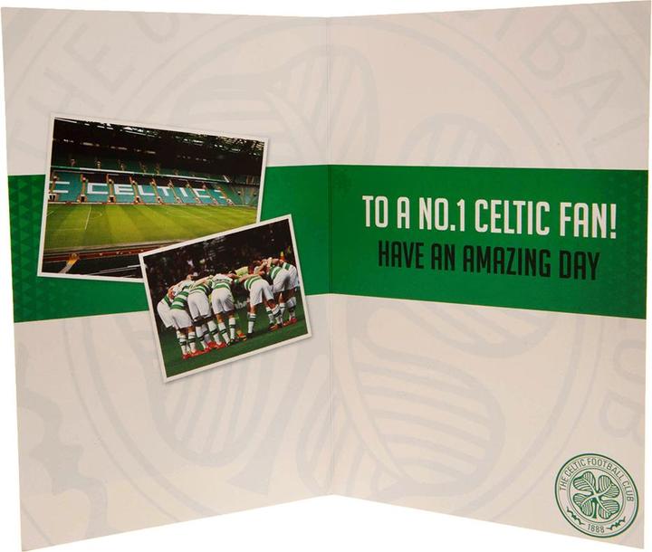 Image du produit Celtic FC Carte d'anniversaire avec autocollants (1 pcs)