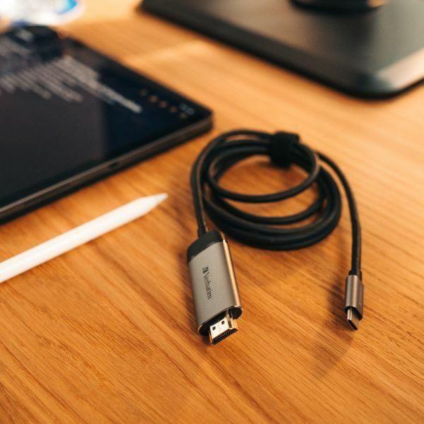 Actual product image Verbatim USB Type-C to (1.50 m, HDMI)