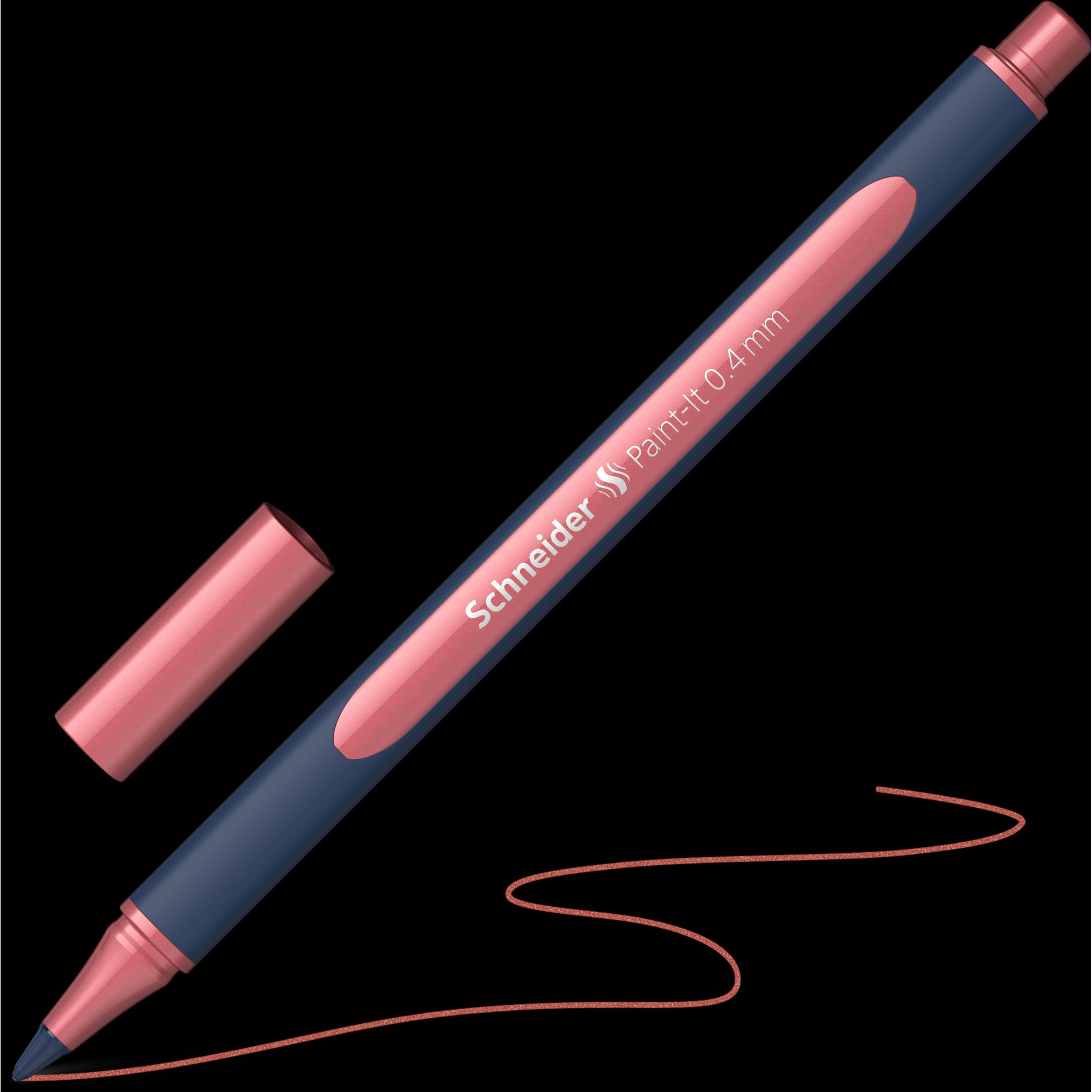 Thumbnail - Schneider, Schreibstifte, Rollerball Paint-it (vintage red metallic, 1 x)