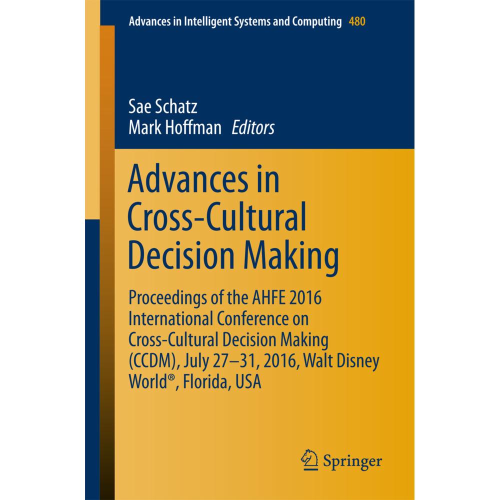 Advances in Cross-Cultural Decision Making, Fachbücher von Mark Hoffman, Sae Schatz