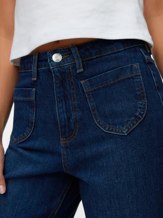 Actual product image Vero Moda VMTESSA Hohe Taille Weiter Beinschnitt Jeans Weit geschnitten (W26/L30)