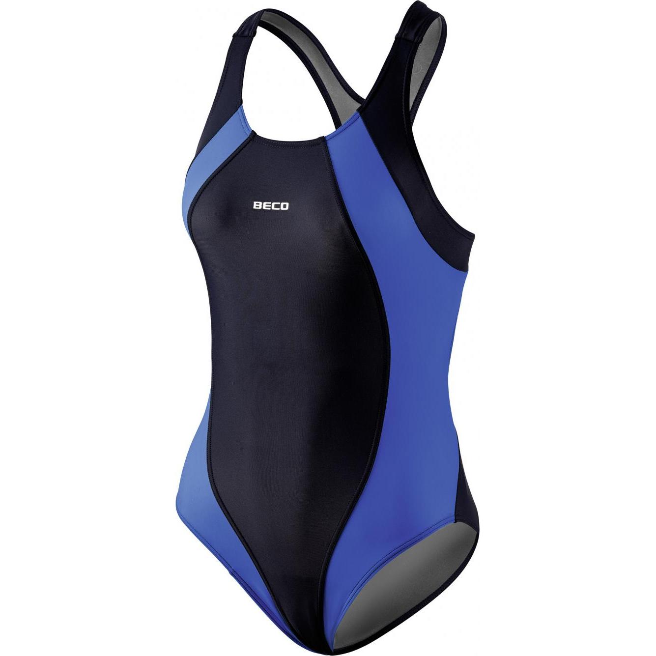 Beco, Badeanzug, Beermann GmbH Schwimmanzug Standard blau/schwarz 44, Blau, Schwarz, (44)