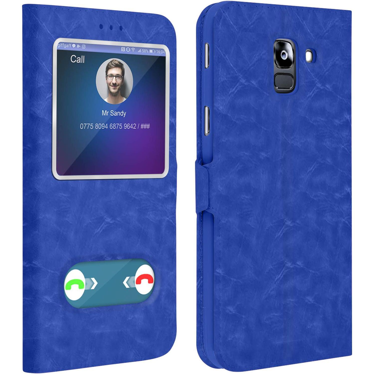 Avizar Towind Series (Samsung Galaxy J6), Smartphone Hülle, Blau