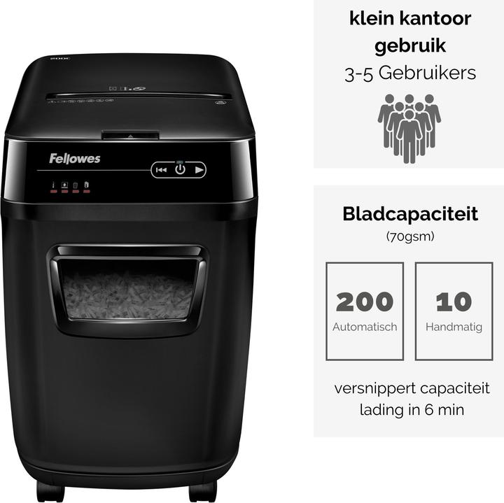 Immagine prodotto Fellowes AutoMax 200C Autofeed (Taglio delle particelle)
