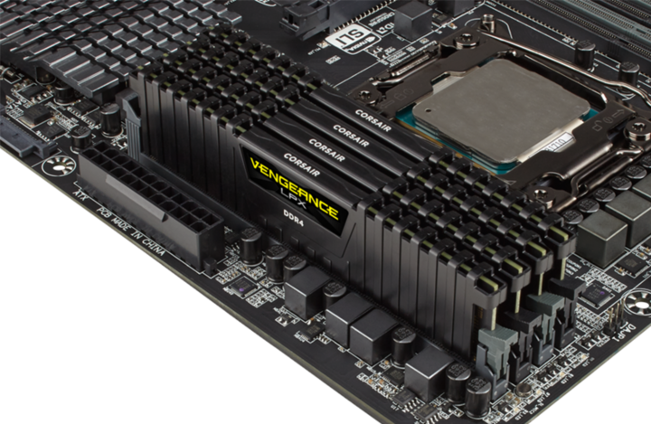 Productafbeelding Corsair Vengeance LPX (4 x 8GB, 2666 MHz, DDR4 RAM, DIMM 288 pin)