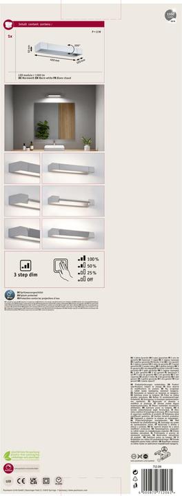 Actual product image Paulmann Wandleuchte Lucille (1300 lm)