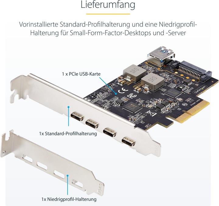 Actual product image StarTech 5-PORT USB PCIE CARD 10GBPS