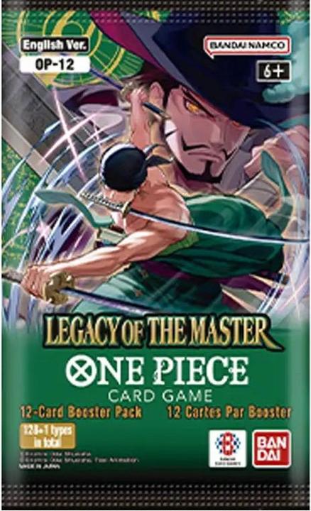Actual product image Bandai Legacy of The Master OP-12 Booster Pack - One Piece Card Game - EN (English, Booster Pack)