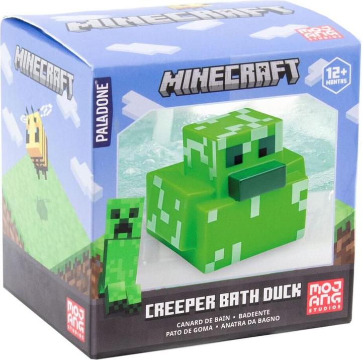Actual product image Paladone Products Minecraft Creeper Bath Duck