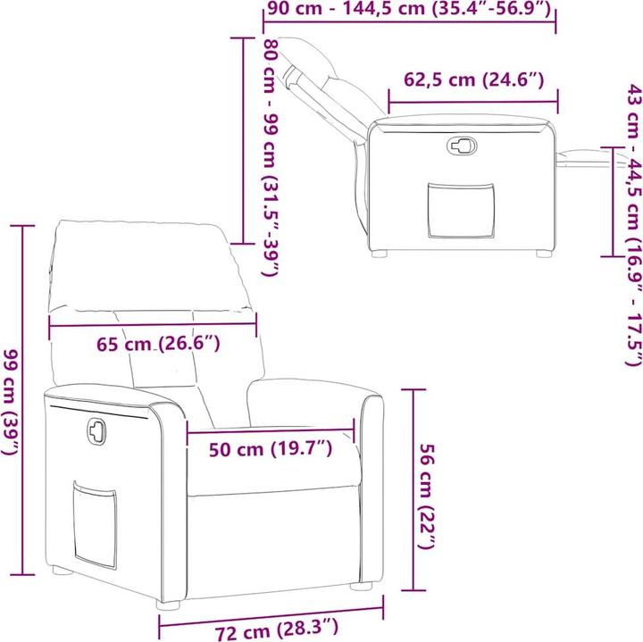 Produktbild vidaXL Relaxsessel